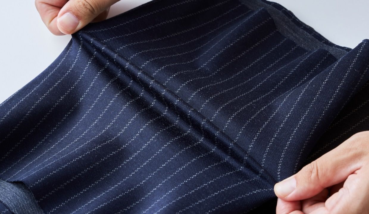 専用★2XL 大きいサイズ✨️FABRIC TOKYO ジャージースーツ　ネイビー 見た目はスーツなのに着心地はジャージー。ビジネスウェアの新定番